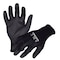 Azusa Safety Coated Work Gloves, Polyurethane, Smooth, Palm Coating, Black, M-8 1 PR CM2000 - alternate 1